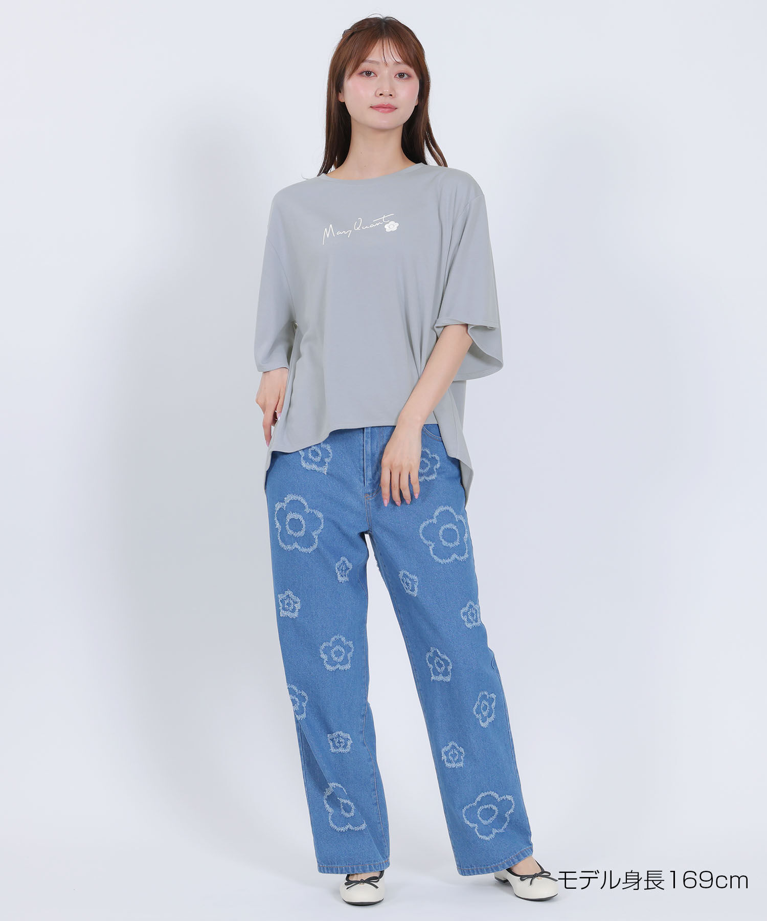MARY QUANT「サインロゴフレア Tシャツ」|Tシャツ・カットソー|