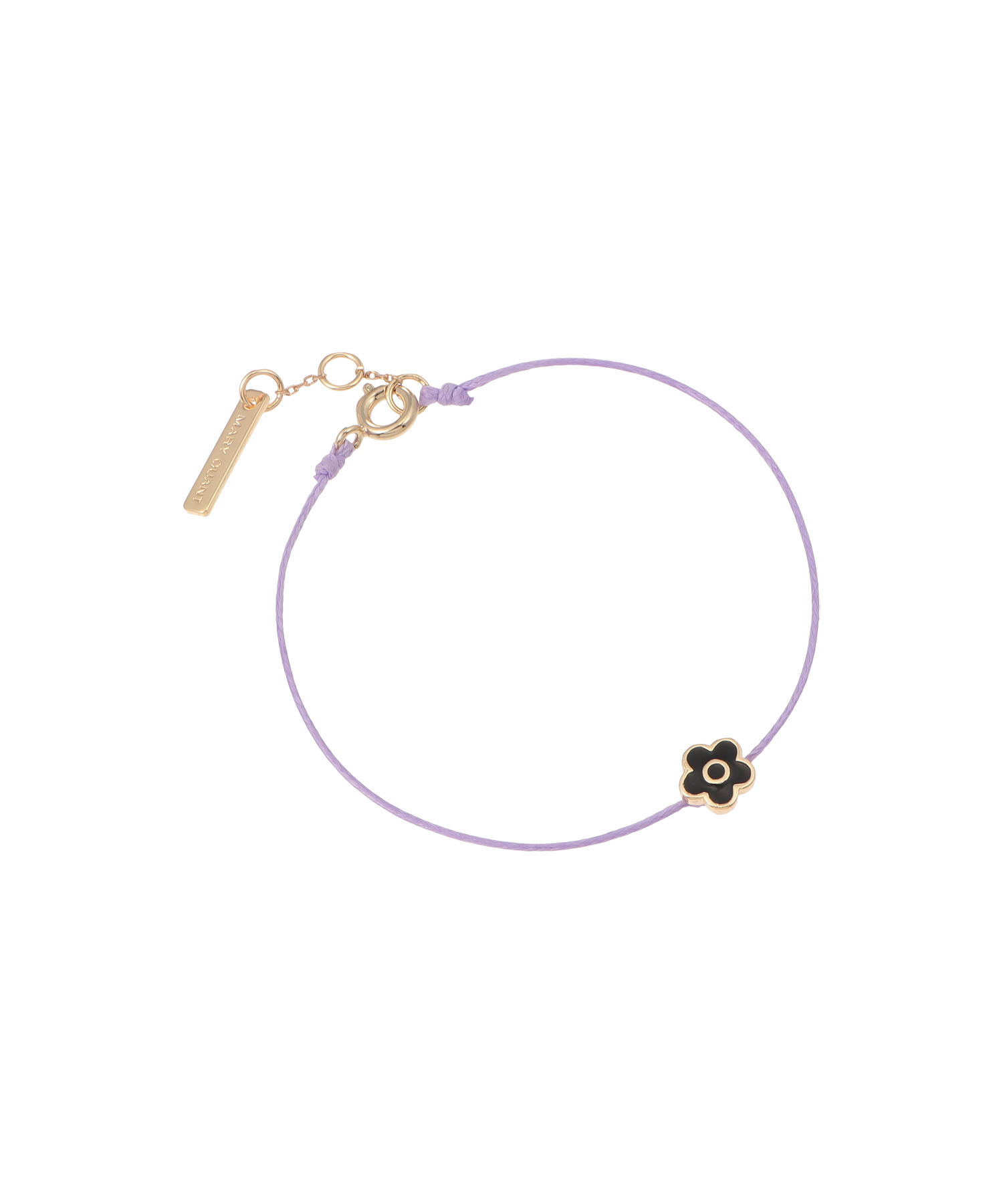 MARY QUANT「シンプルコード ブレスレット」|ブレスレット・バングル|パープル