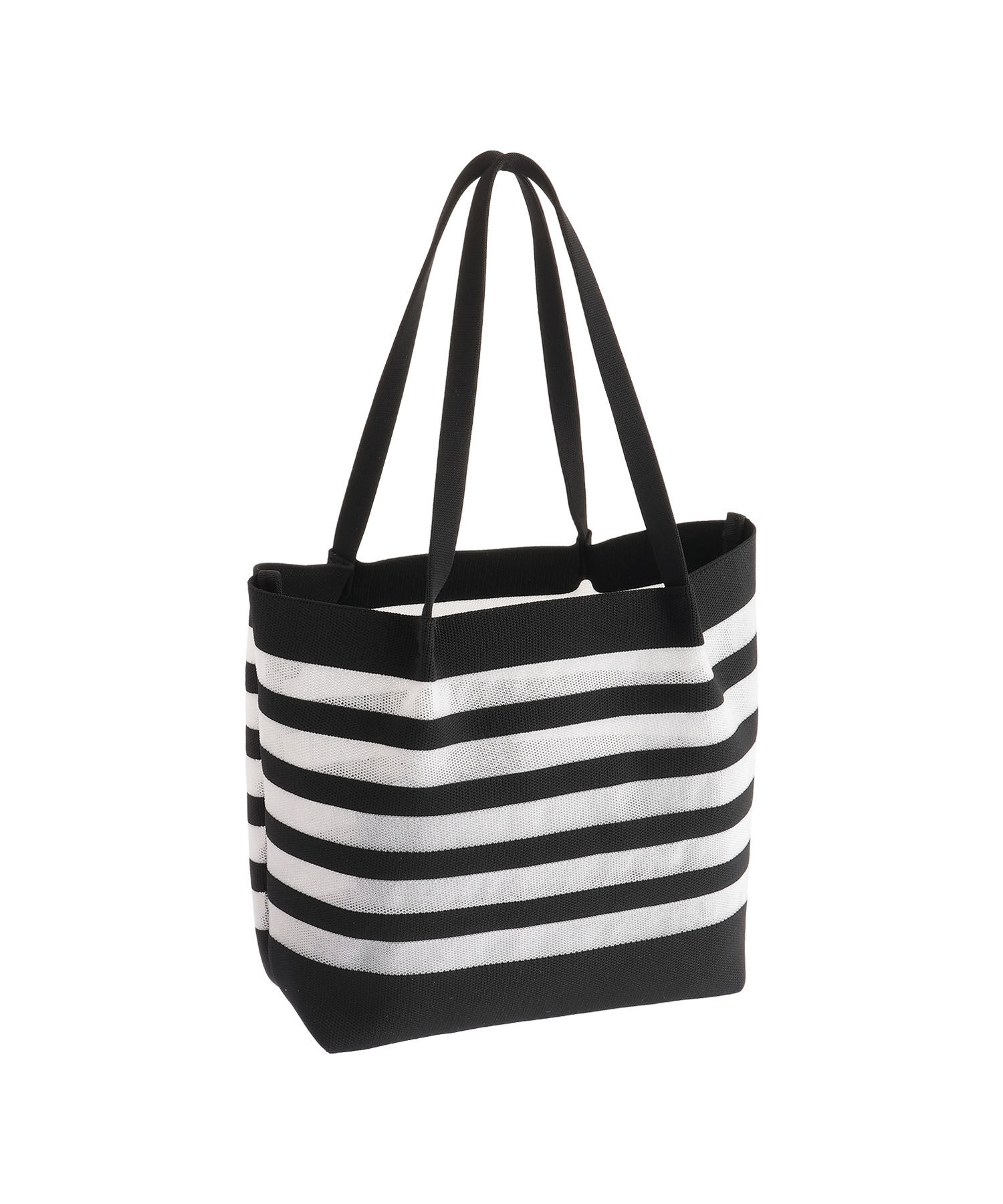 MARY QUANT「メッシュボーダーニット トート」|トートバッグ|