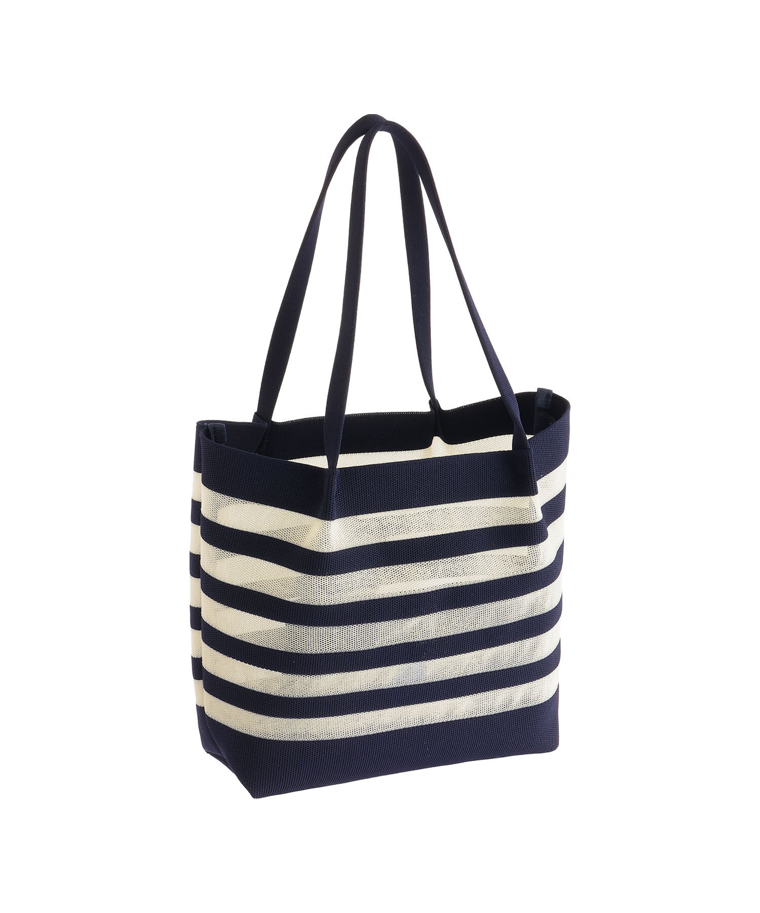 MARY QUANT「メッシュボーダーニット トート」|トートバッグ|
