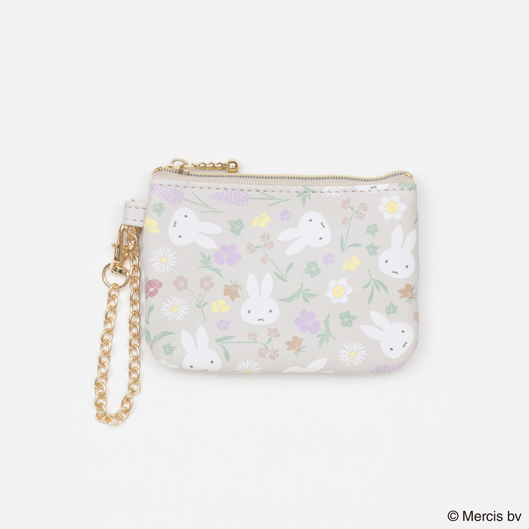  「MIFFY Floral pattern コイン＆パスケース」|コインケース|BEG