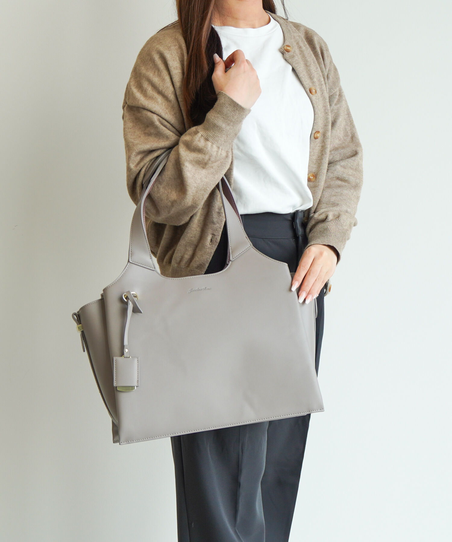  「ハンドバッグ ショルダーベルト付き Jewelna Rose アテナ ハンドバッグ A4サイズ 16322」|トートバッグ|