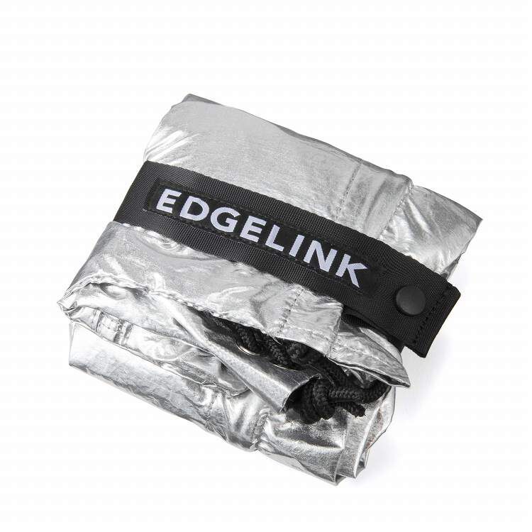 EDGELINK「EDGELINK／エッジリンク NAMPAK ナムパック スティーズ 60653 ナップサック 2ポケット 軽量 メタリック」|リュック|