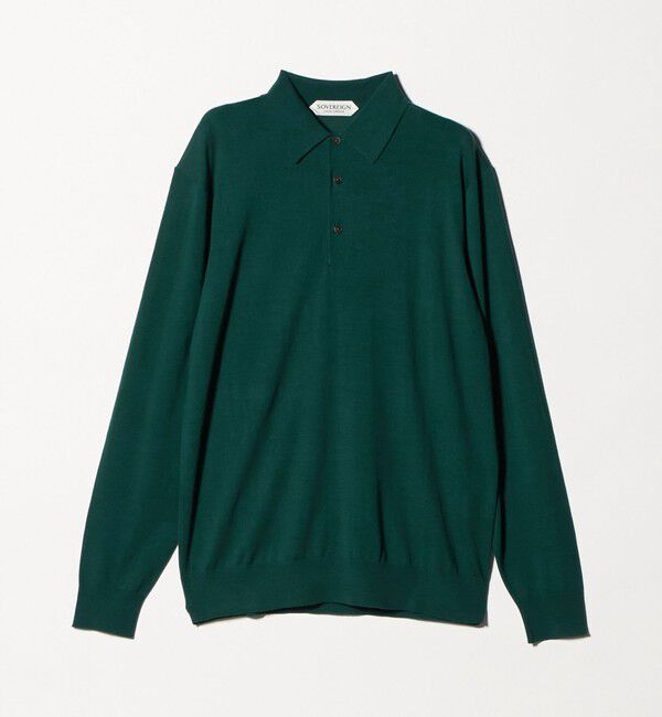 UNITED ARROWS「＜SOVEREIGN＞ハイゲージ ニットポロシャツ」|ニット・セーター|