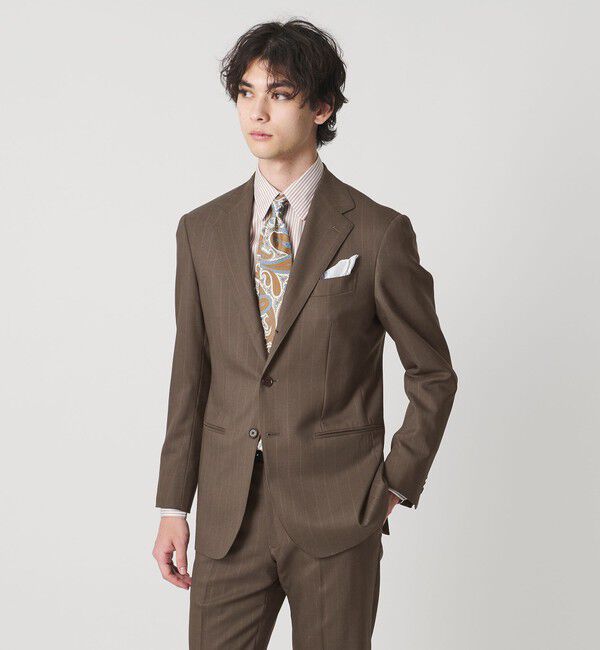 UNITED ARROWS「Vitale Barberis Canonico シャドーストライプ シングル 3ボタン スーツ MC―MODEL 撥水」|スーツ|