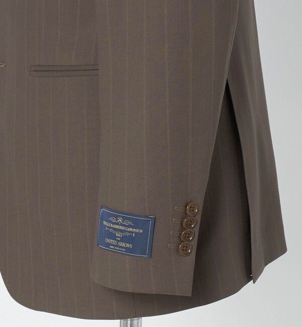 UNITED ARROWS「Vitale Barberis Canonico シャドーストライプ シングル 3ボタン スーツ MC―MODEL 撥水」|スーツ|
