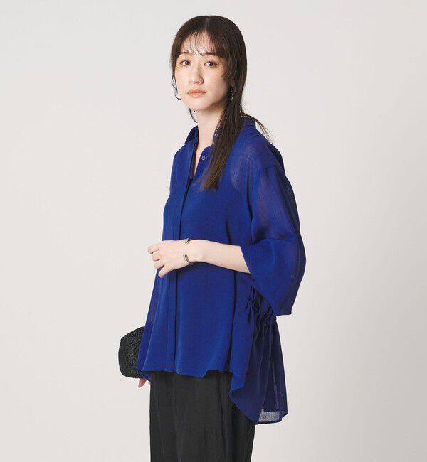 UNITED ARROWS「スラブ シアー シャツ ‐ウォッシャブル‐」|シャツ・ブラウス|