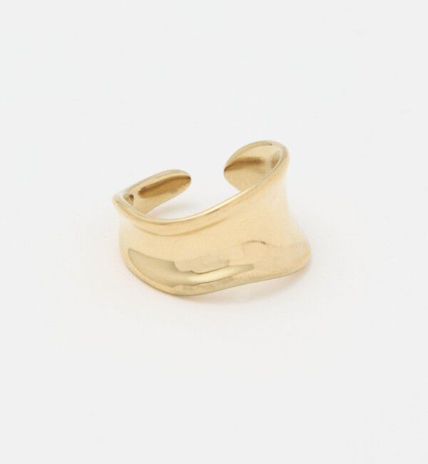 UNITED ARROWS green label relaxing「【WEB限定】ワイド ニュアンスカーブ リング」|リング|