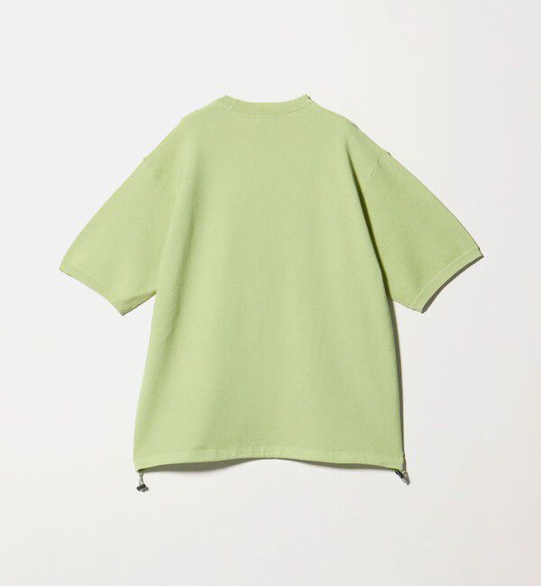 UNITED ARROWS green label relaxing「ガーター ドローコード 半袖 クルーネック ニット -ウォッシャブル・UVカット・遮熱-」|Tシャツ・カットソー|