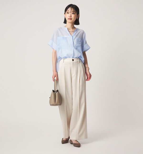 UNITED ARROWS green label relaxing「［size SHORT/TALLあり］Daily Chic 2タック ワイド パンツ」|スラックス|