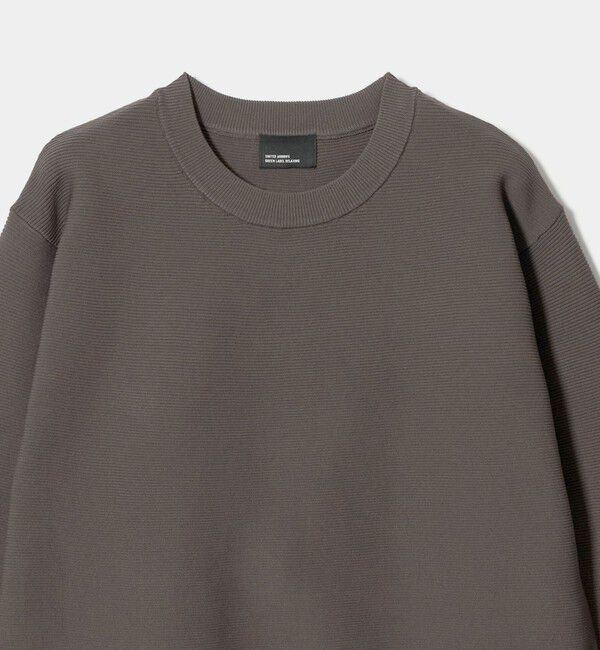 UNITED ARROWS green label relaxing「【WEB限定】ガーター編み クルーネック ニット」|ニット・セーター|