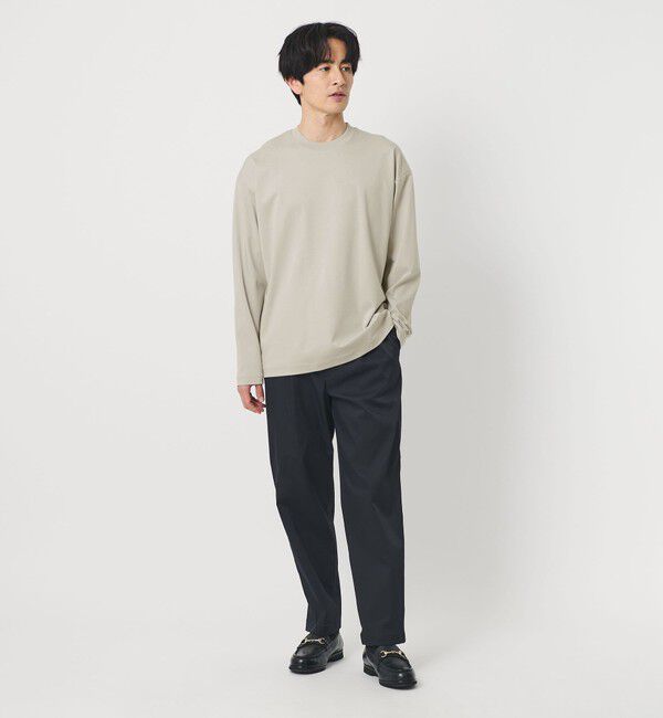 BEAUTY&YOUTH UNITED ARROWS「プラチナ ポンチ クルーネック カットソー 抗菌防臭」|Tシャツ・カットソー|