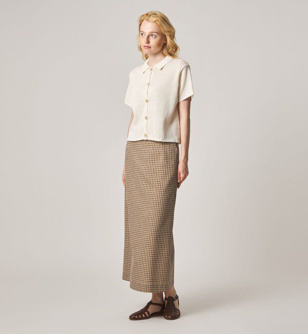 STEVEN ALAN「＜Steven Alan＞コットン ショートスリーブ カーディガン」|カーディガン|