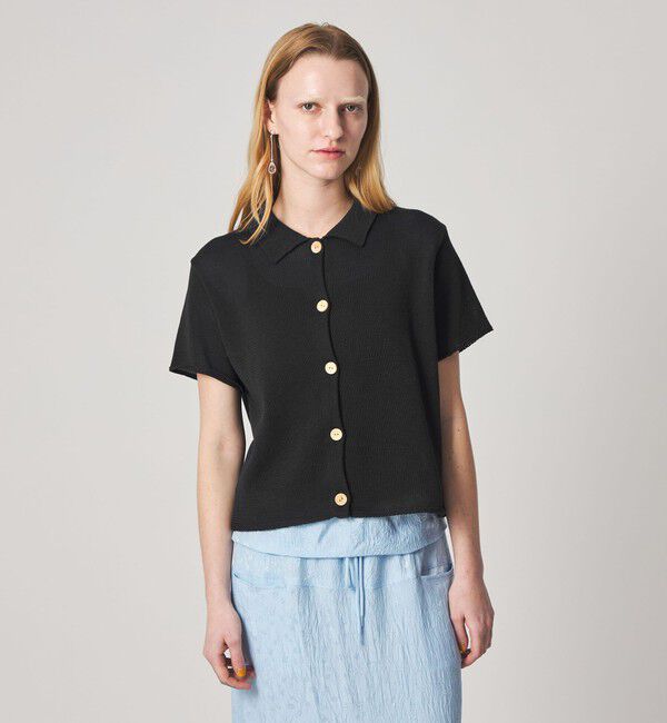 STEVEN ALAN「＜Steven Alan＞コットン ショートスリーブ カーディガン」|カーディガン|