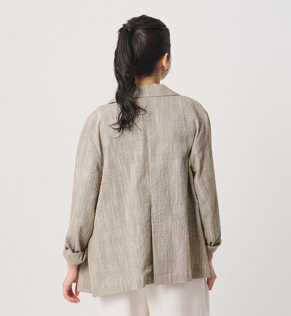 BEAUTY&YOUTH UNITED ARROWS「【WEB限定】グレンチェック ダブルジャケット ウォッシャブル」|テーラードジャケット|