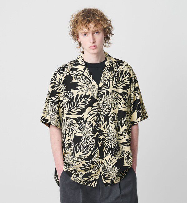 BEAUTY&YOUTH UNITED ARROWS「＜TWO PALMS＞ WILD PINEAPPLE オープンカラー シャツ」|シャツ・ブラウス|