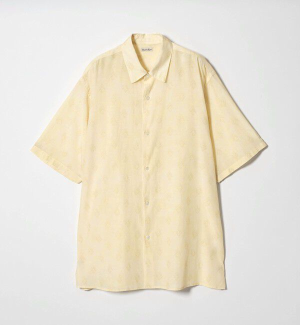 STEVEN ALAN「＜Steven Alan＞ プリント レギュラーカラー ショートスリーブ シャツ BOX」|シャツ・ブラウス|NATURAL