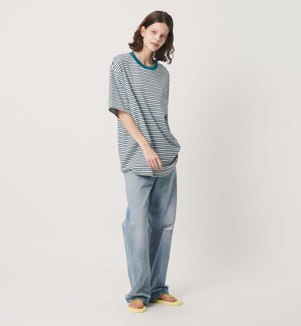 California General Store「＜CGS.＞オーガニック コットン ボーダー Tシャツ」|Tシャツ・カットソー|