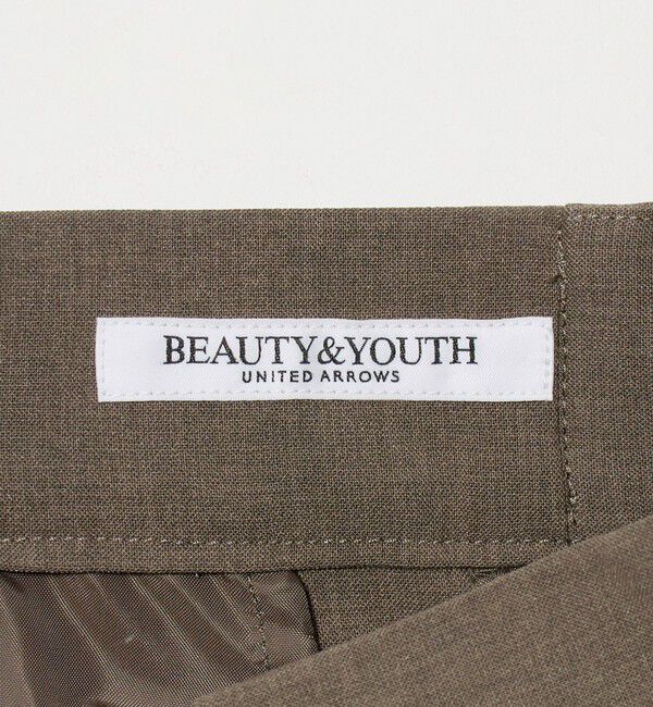 BEAUTY&YOUTH UNITED ARROWS「2タック ワイドパンツ 吸水速乾 防シワ ウォッシャブル/モカ」|その他|