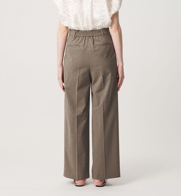 BEAUTY&YOUTH UNITED ARROWS「2タック ワイドパンツ 吸水速乾 防シワ ウォッシャブル/モカ」|その他|