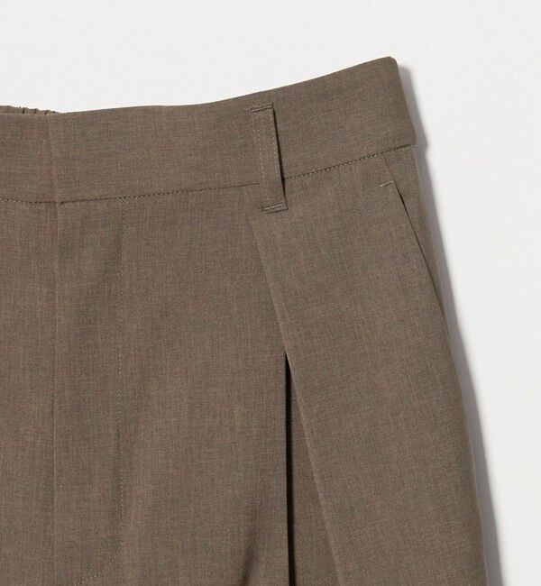BEAUTY&YOUTH UNITED ARROWS「2タック ワイドパンツ 吸水速乾 防シワ ウォッシャブル/モカ」|その他|