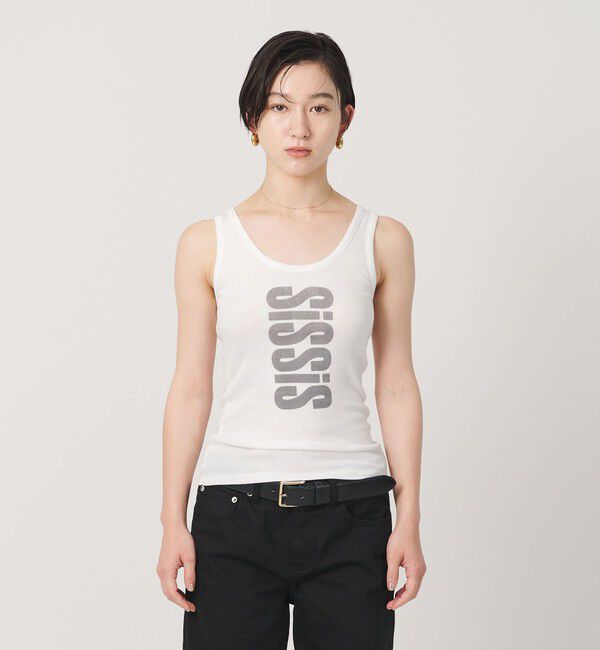 ER「＜ER＞SIS グラフィック リブ タンクトップ」|タンクトップ|
