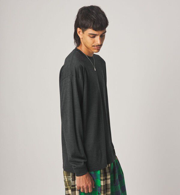 STEVEN ALAN「＜Steven Alan＞ メリノウール クルーネック Tシャツ」|Tシャツ・カットソー|