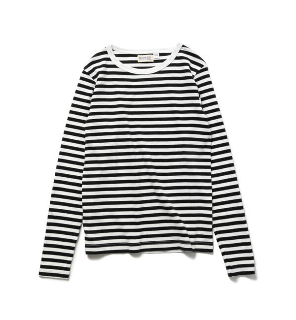 BEAMSBOY「フライス 1cm ボーダー Tシャツ」|Tシャツ・カットソー|