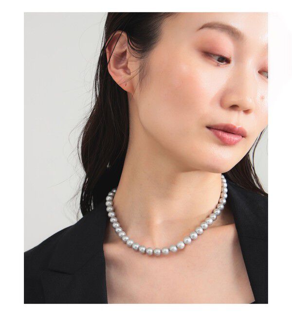 Demi-Luxe BEAMS 「les bon bon / lunelle グレーパール ネックレス」|その他|GREY