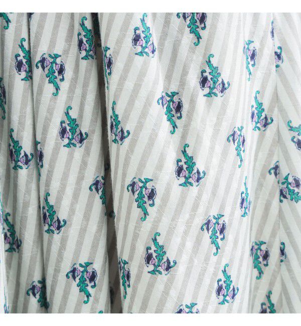 Demi-Luxe BEAMS 「ne Quittez pas / スモール フラワー ギャザー ワンピース」|ワンピース|