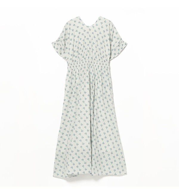 Demi-Luxe BEAMS 「ne Quittez pas / スモール フラワー ギャザー ワンピース」|ワンピース|
