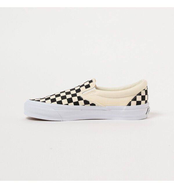 BEAMS「VANS / SLIP-ON REISSUE 98 LX CHECKERBOARD BLACK/OFF WHITE」|スニーカー|