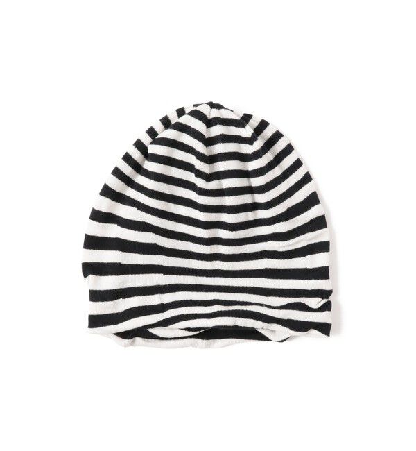 BEAMS「【別注】HICOSAKA / Neo 3d beanie」|キャップ・キャスケット|BLACK/OFF_WHITE