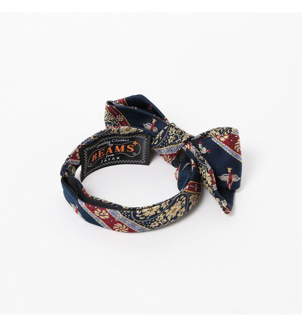 BEAMS PLUS「Silk Bow Tie Calico Stripe」|ネクタイ・蝶ネクタイ|