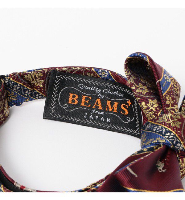 BEAMS PLUS「Silk Bow Tie Calico Stripe」|ネクタイ・蝶ネクタイ|