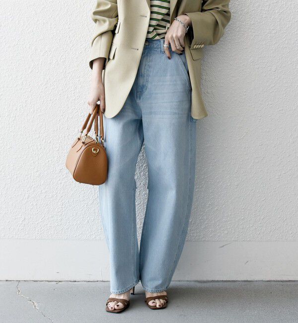 SHIPS any「《一部追加予約》SHIPS any:〈洗濯機可能〉コクーンペインター デニムパンツ［SHIPS any DENIM］」|デニム|