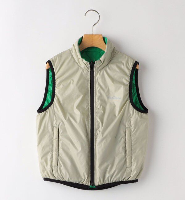 SHIPS KIDS「【SHIPS KIDS別注】WILD THINGS:100～125cm / リバーシブル ベスト」|ダウンベスト・ベスト|