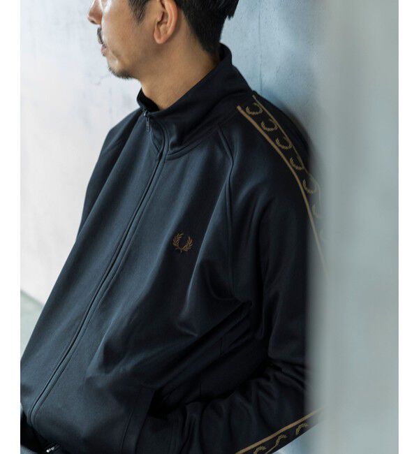 SHIPS「【SHIPS別注】FRED PERRY:トラック ジャケット 24FW」|スウェット・ジャージ|ブラック