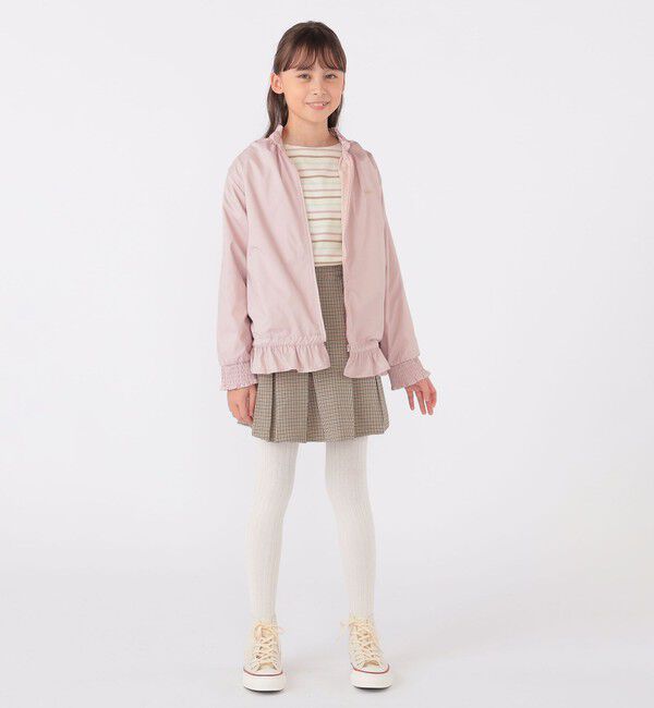 SHIPS KIDS「SHIPS KIDS:140～150cm / 〈撥水〉 フリル パーカー」|その他|