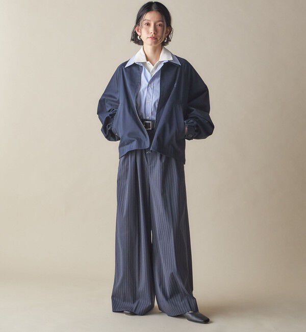 SHIPS for women「SHIPS NINE CASE:〈手洗い可能〉サスペンダー パンツ」|その他|