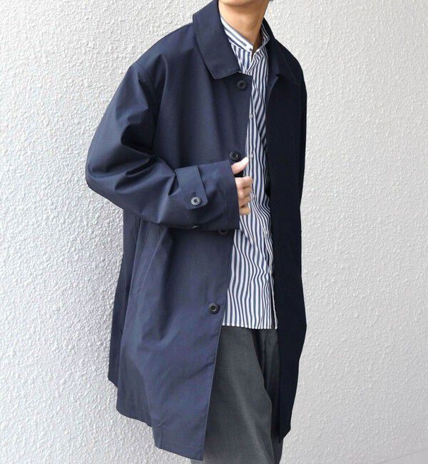 SHIPS any「SHIPS any:〈撥水加工〉タスラン SOLOTEX(R) ステンカラー コート 26AW◆」|ステンカラーコート|