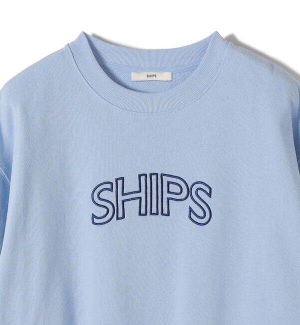 SHIPS for women「【WEB限定】SHIPS ラウンド ロゴ 刺繍 スウェット」|スウェット・ジャージ|