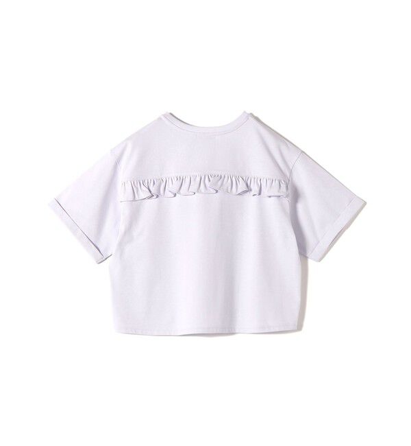 SHIPS for women「【WEB限定】〈接触冷感〉オーガニック コットン フリル TEE」|Tシャツ・カットソー|