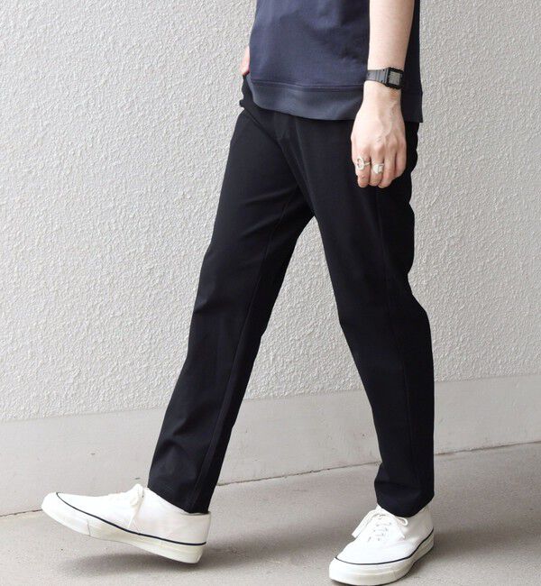 SHIPS any「【WEB限定】SHIPS any:〈吸水速乾〉AIR FLEXION スリム ストレッチ イージー パンツ◇」|その他|ネイビー
