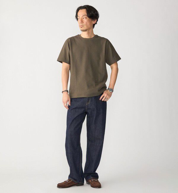 SHIPS「SHIPS:〈MADE IN JAPAN〉リンクス ジャカード Tシャツ」|Tシャツ・カットソー|