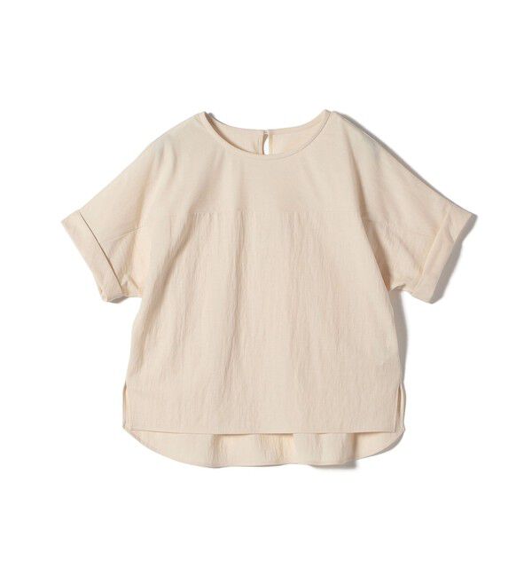 SHIPS for women「【実力派ベーシック】〈手洗い可能〉レーヨン ナイロン ドルマン 半袖 プルオーバー」|Tシャツ・カットソー|