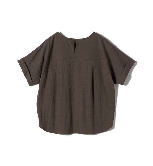 SHIPS for women「【実力派ベーシック】〈手洗い可能〉レーヨン ナイロン ドルマン 半袖 プルオーバー」|Tシャツ・カットソー|
