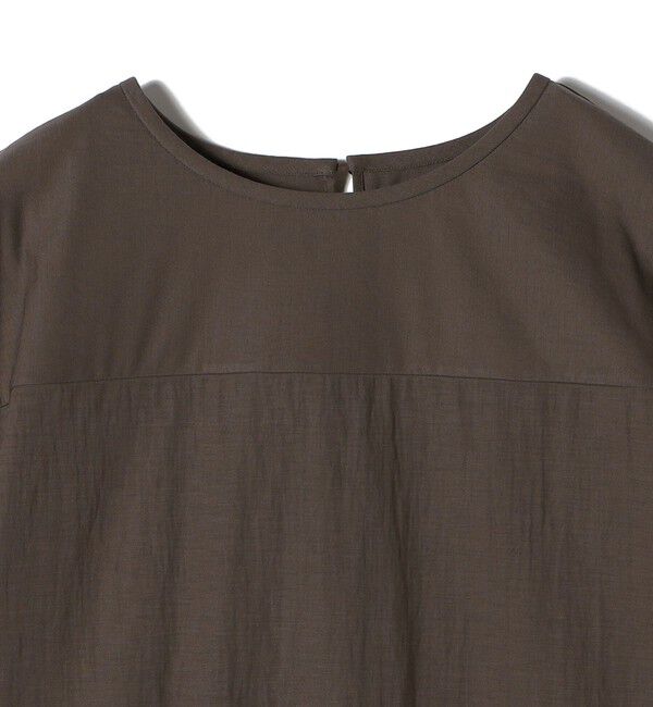 SHIPS for women「【実力派ベーシック】〈手洗い可能〉レーヨン ナイロン ドルマン 半袖 プルオーバー」|Tシャツ・カットソー|