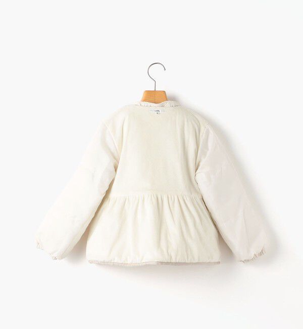 SHIPS KIDS「SHIPS KIDS:100～130cm /〈洗濯機可能〉 キルト ペプラム  ジップ ジャケット」|その他|