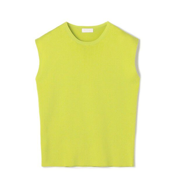 Ballsey「ハイゲージコットン ノースリーブプルオーバー」|ニット・セーター|51 ピスタチオ